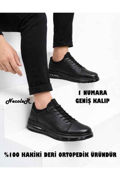 Nobel Справжня шкіра, надзвичайно зручна форма, чоловічі черевики на гумовій ...