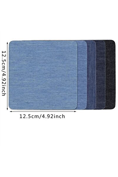 choice2 5pcs 12.5x12.5cm 5 PCS Denim Patches DIY Iron On Denim Elbow Patches ...