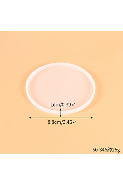 Choice9 قالب سيليكون راتنجي دائري صغير 60-346 لقواعد الأكواب الهندسية، دائري،...