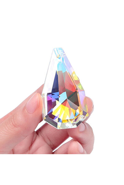 Choice1 7 Crystal Glass Prism Pendants AB Color Hanging Suncatcher Accessorie...
