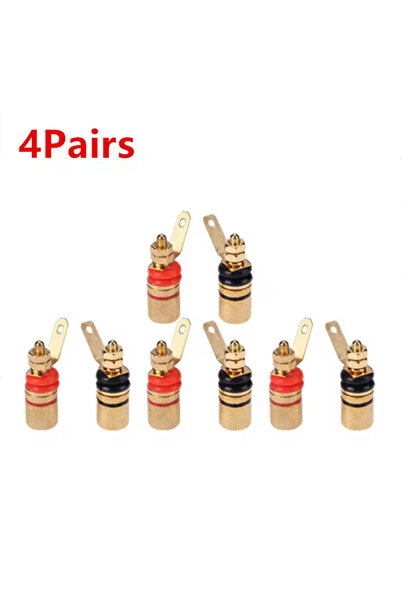 Choice3 8PCS 2-10pcs Gold Plated Amplifier Speaker Terminal Binding Post Bana...
