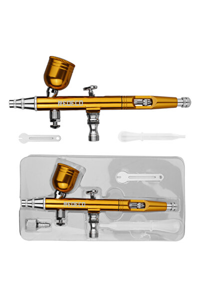 Choice5 NT-135GS1 Airbrush Dual Action Gravity Feed 0.3mm Nozzle Adjustable R...