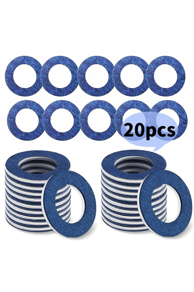 Choice3 20pcs Oil Drain Plug Gaskets Seal Washer Oil Pan Ring Oil Drain Plug ...