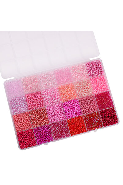 Choice5 1box style1 About 5200Pcs24 Grid Rice Bead Box Handmade DIY Jewelry B...