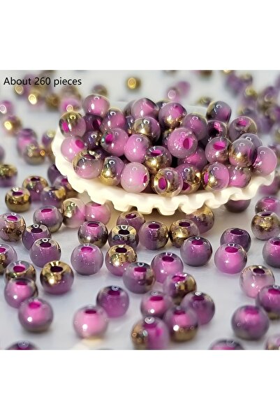 Choice8 4mm 7 DIY handmade jewelry materials with round beads, colorful beadi...