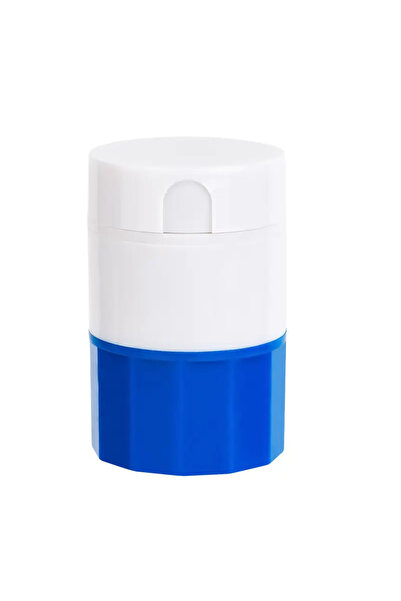 Choice1 Blue 4-in-1 Pill Cutter and Grinder Set with Storage Box. Splits Pill...