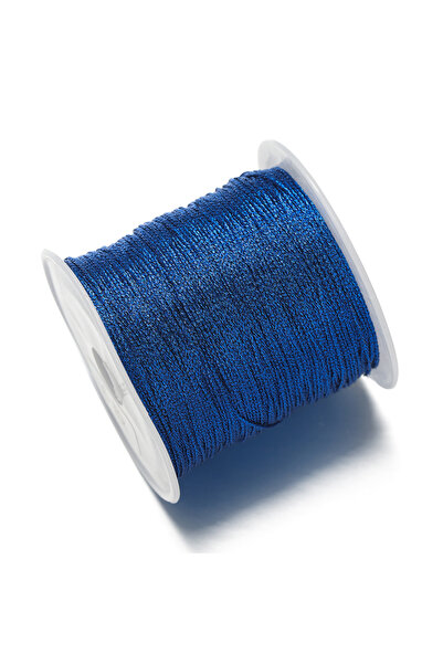 Choice12 خيط خرز أزرق داكن، 0.8 مم × 25 م، لفة واحدة، طول 25-100 م، مقاسات مت...