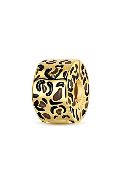 Choice4 KTC1857 925 Sterling Silver Gold Color Charms Beads Leopard Butterfly...