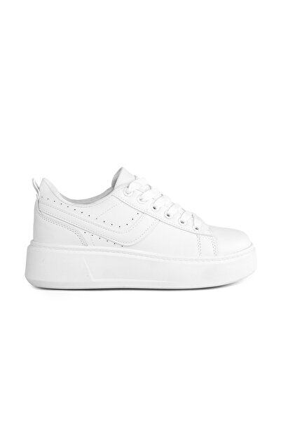 Buzzmania Women's white Genevieve sneakers