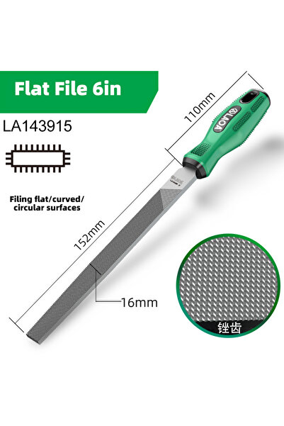 Choice6 Flat file 6in LAOA Diamond File Rasper Metal File in Shape Triangle F...