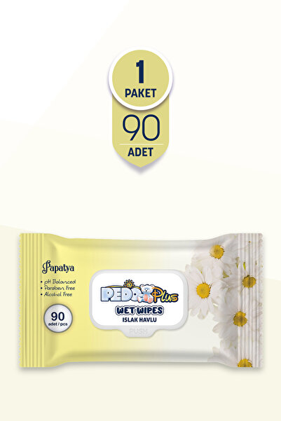 Pedo Papatya Kokulu Islak Mendil 90'lı