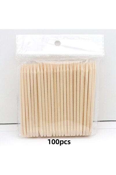 Choice1 مجموعة من 100/200/500 قطعة، أعواد خشبية مزدوج الأطراف بطول 95 مم، متع...