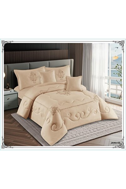 miral Single embroidered summer bedspread 160 x 210