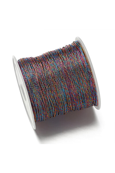 Choice34 خيط خياطة ملون متعدد الأحجام (0.2/0.4/0.6/0.8 مم) بطول 50 مترًا وسمك...