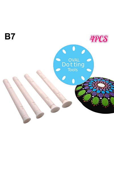 choice2 مجموعة أدوات تنقيط الزهور من جيتينج B7 (4/5 قطع) - قلم تنقيط للرسم با...