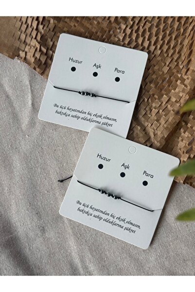 Sfenks. Huzur – Aşk – Para Bilekliği 2’li set✨