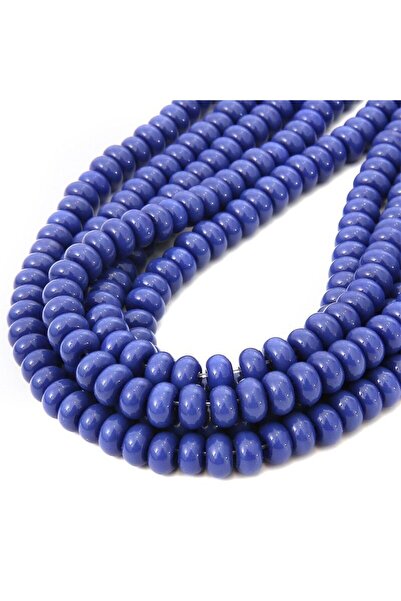 Choice14 Dark Blue 72pcs 5*8mm Rondelle Crystal Glass Abacus Loose Beads for ...