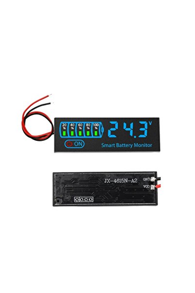 Choice1 Blue 12V/24V/36V/48V LED Lithium Battery Level tor Battery Charge tor...
