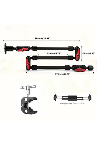 Choice4 AK003-YZ-PBJ حامل ذراع سحري متعدد الوظائف قابل للدوران مصنوع من سبائك...