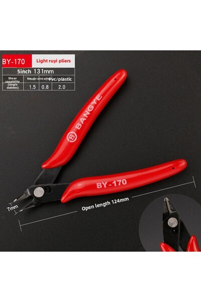 Choice1 BY170 Scissors Mini Pointed Nose Pliers Model Pliers,1 Pair,Wire and ...