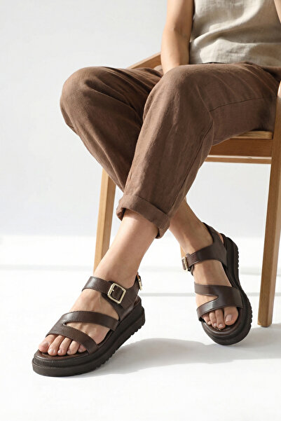 Riccon Women's Sandals 0012808 Brown