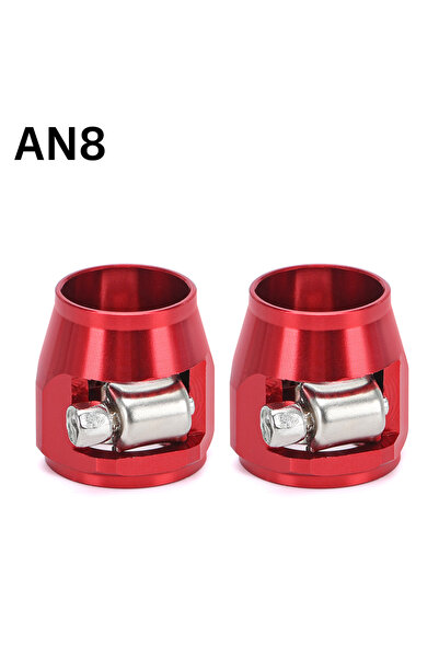 Choice13 مشبك خرطوم أحمر AN8 (عبوة واحدة = قطعتان) AN4 AN6 AN8 AN10 AN12 مشبك...