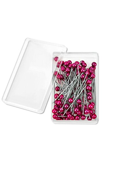 Choice5 100 قطعة/علبة، إبر خياطة دائرية ملونة برأس لؤلؤي، طول 38 سم، دبابيس خ...