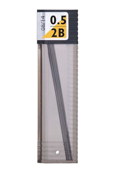 Tombow 0.5 ملم 2B رأس قلم رصاص، عبوة من 12 قطعة