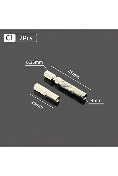 Choice4 مجموعة رؤوس مفكات دقيقة C1 قطعتين 4 مم، مشقوقة، فيليبس، لإصلاح أجهزة ...