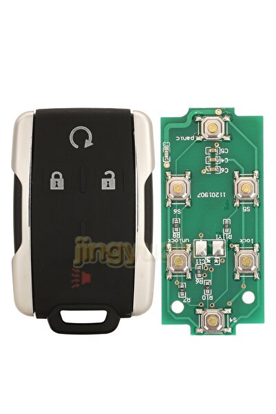 Choice14 مفتاح سيارة كامل من نوع جينغيوكين، بتردد 315 ميجاهرتز، 4 أزرار، فضي ...