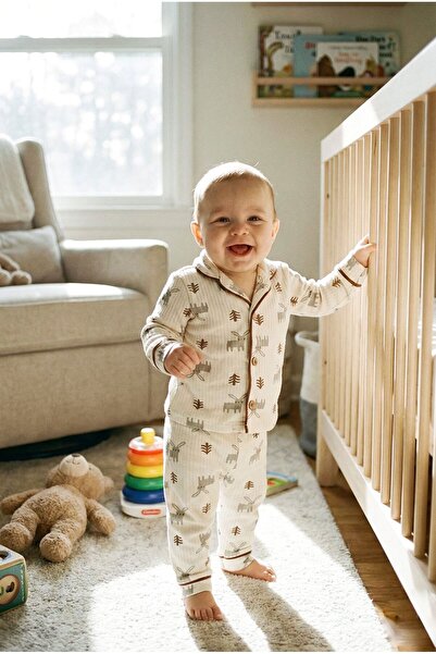 yukobaby bebeğiniz için en doğalı Bebek & Çocuk Tavşanlı %100 Pamuk Uzun Koll...