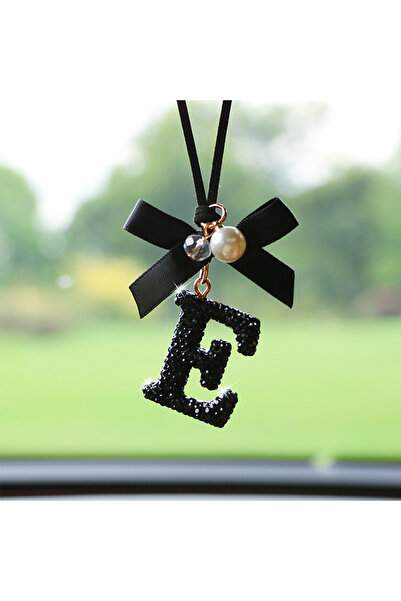 Choice13 قلادة سيارة أنيقة على شكل حرف E، تُستخدم كزينة لمرآة الرؤية الخلفية ...