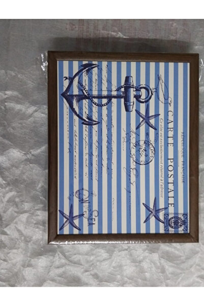 esdekor Sailor Patterned Enjoyment Tray with Cushion Breakfast Tray