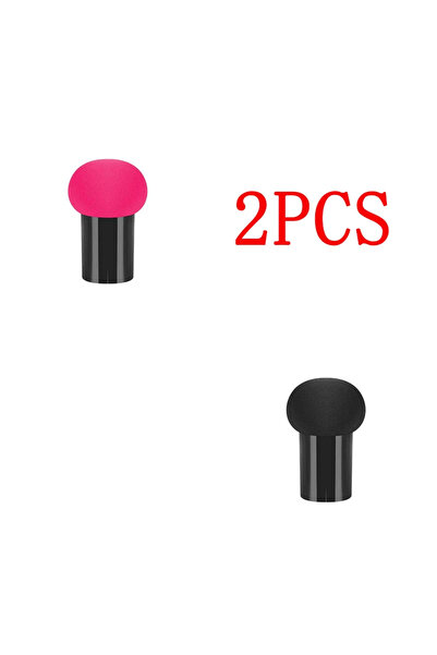 Choice5 إسفنجة مكياج على شكل رأس فطر أحمر وأسود، إسفنجة كريم أساس، إسفنجة بود...