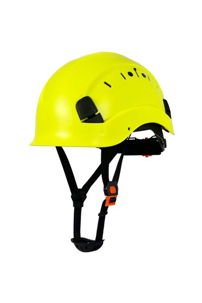 Choice3 FL Yellow CE Work Safety Hard Hat for Engineer Slotted Ventilated Ctr...
