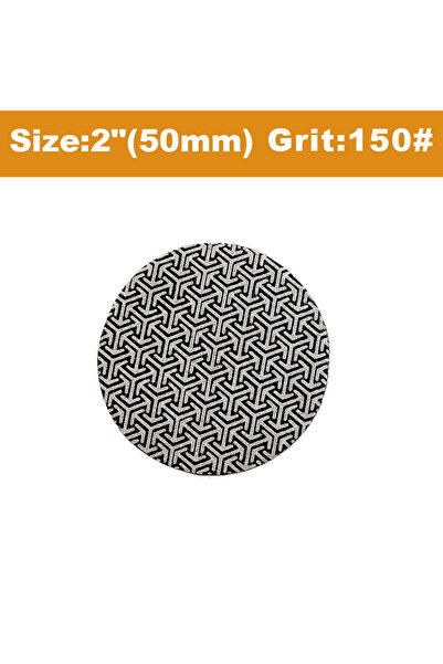 Choice 1 Pc 2 inches Grit 150-1pc 50mm Electroplated Diamond Polishing Pads- ...