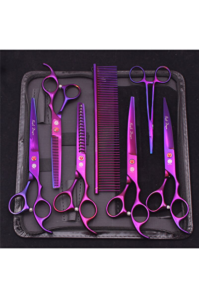 Choice25 مقصات العناية بالحيوانات الأليفة Z3003-Zi-7P من بيربل دراغون، 7 بوصا...