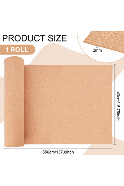 Choice8 AECH04-10296 لفائف فلين، ألواح فلين سميكة الظهر، حصيرة فلين قوية لتزي...