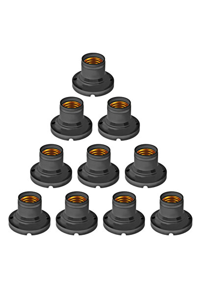 Choice1 ALLOYSEED 10 قطع 10-30 قطعة حامل مصباح E27 خرطوشة محول حامل مصباح عتي...