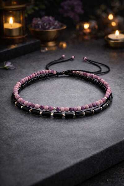 OEM Double cord bracelet with 3mm balls and 925 silver