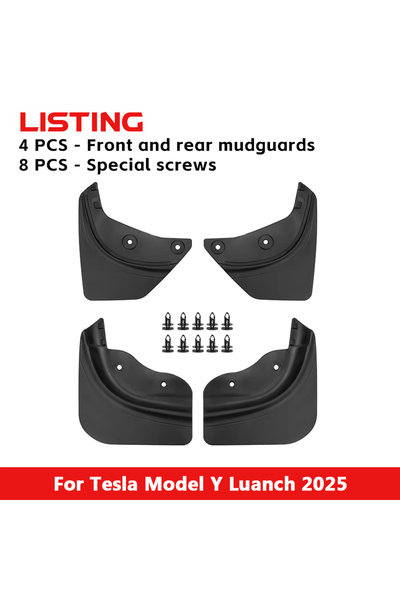 choice2 Model Y (Kit) For Tesla Model Y Juniper 2025 Launch Car Wheel Mud Fla...