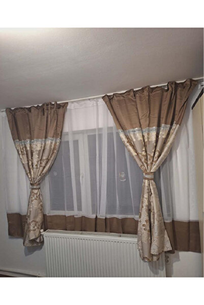 OEM Unique set of curtains + decorative drapes for living room bedroom, WIDTH...
