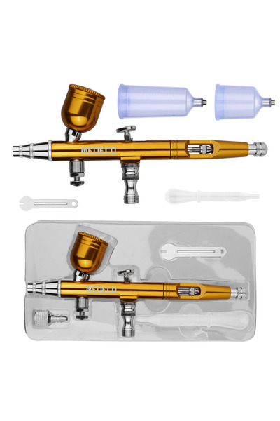 Choice3 NT-135GS2 Airbrush Dual Action Gravity Feed 0.3mm Nozzle Adjustable R...