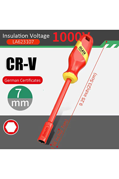 Choice7 7mmLA623107 LAOA 1000V Insulated Sket Screwdriver Multifunctional Hex...