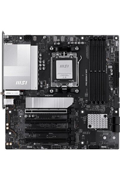 MSI Placa de baza PRO B850M-P WIFI, AMD B850, AM5, DDR5, mATX