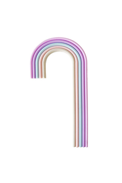 Choice زينة كعكة قوس قزح ملونة من ستايل 1 لتزيين الكيك في أعياد الميلاد، وحفل...