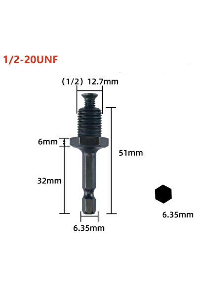 choice2 محول تغيير سريع لظرف مثقاب بساق سداسي 12.7 مم، مناسب لتحويل مفتاح ربط...
