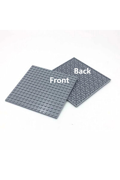 Choice1 4 قطع رمادية داكنة، 4 قطع 16x16، قاعدة بلاستيكية مزدوجة الجوانب، قاعد...