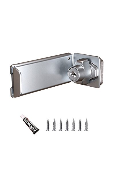 Choice3 Silver Style 2 New Stainless Steel Door Clasp Lk Right Angle Anti-the...