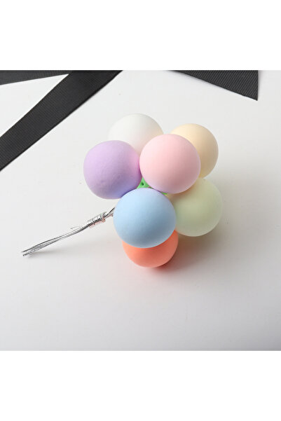 Choice9 مجموعة من 8 كرات طينية ملونة لتزيين الكيك، تصميم إبداعي، بطاقات، أعلا...